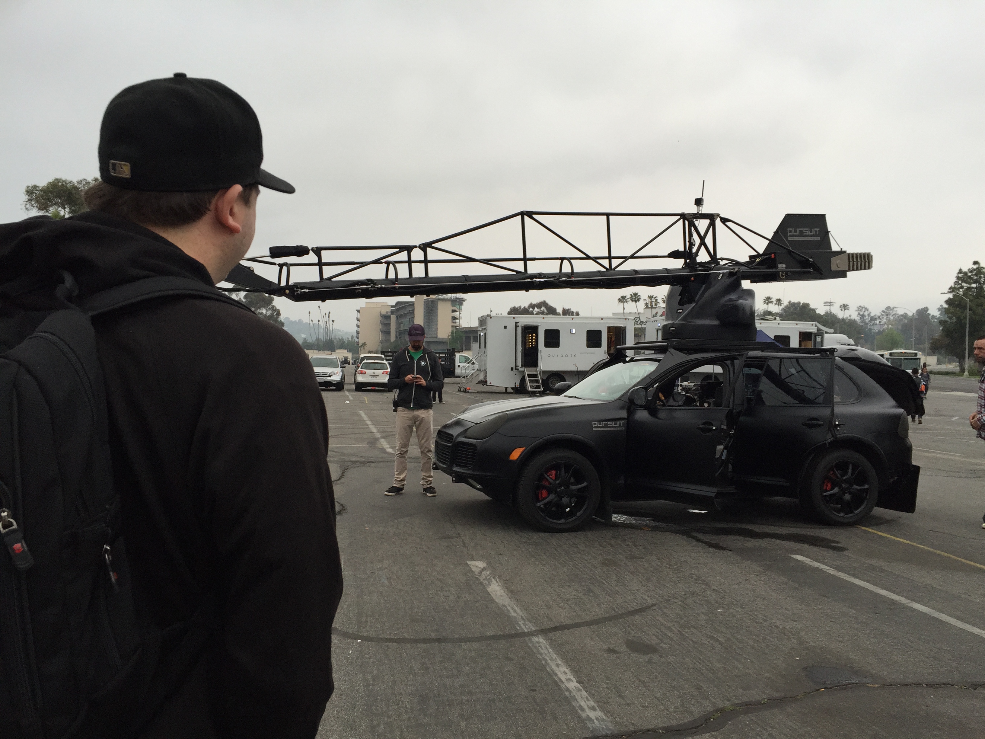 On-set with the big toys for Nike/WK